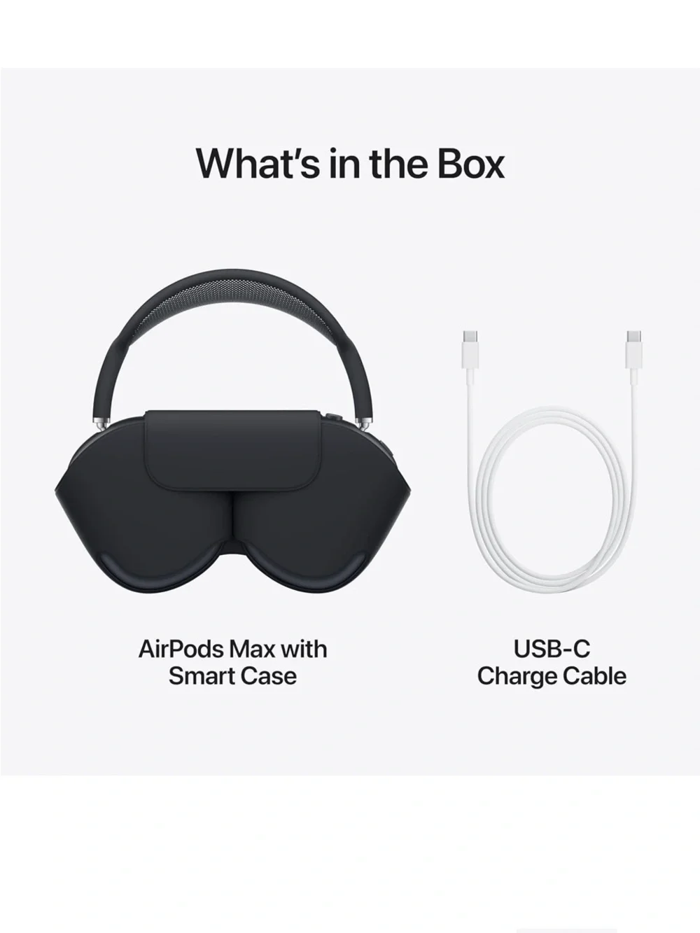 Apple AirPods Max Over-Ear Headphones in Space Gray with Smart Case
